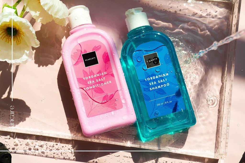 Scarlett Yordania Sea Salt Shampoo dan Conditioner Brand Lokal Untuk Rambut Lepek