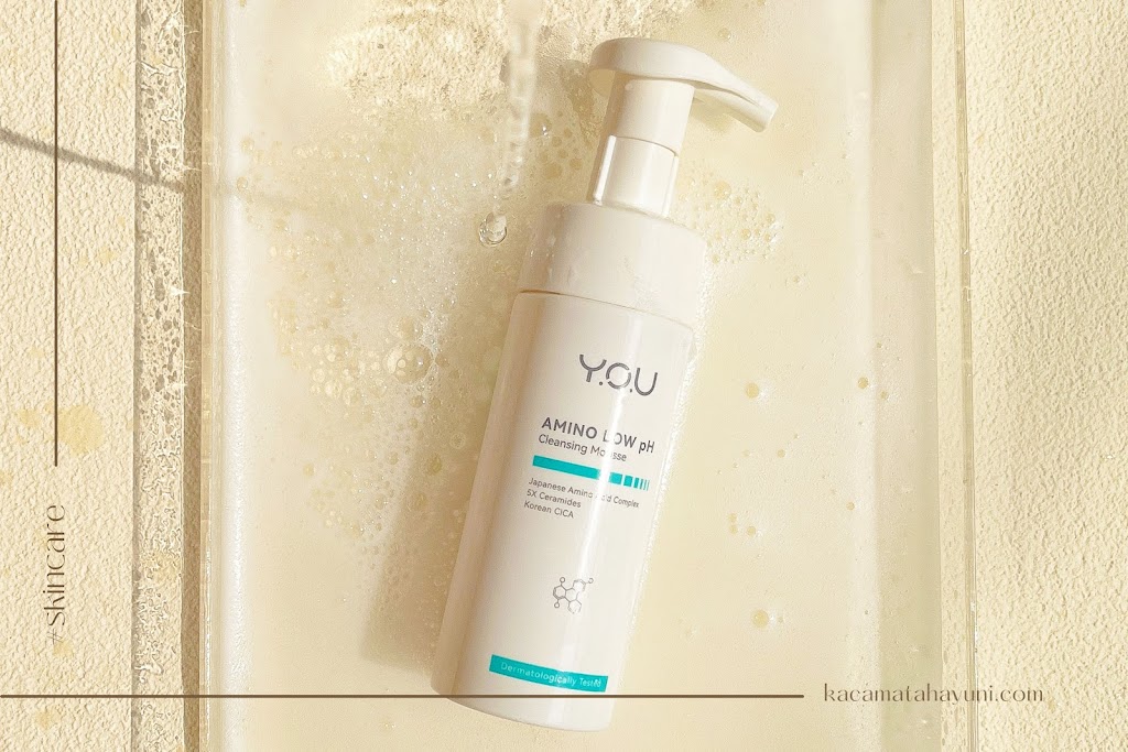 Review YOU Amino Low pH Cleansing Mousse, Facial Wash Gentle Untuk Kulit Sensitif