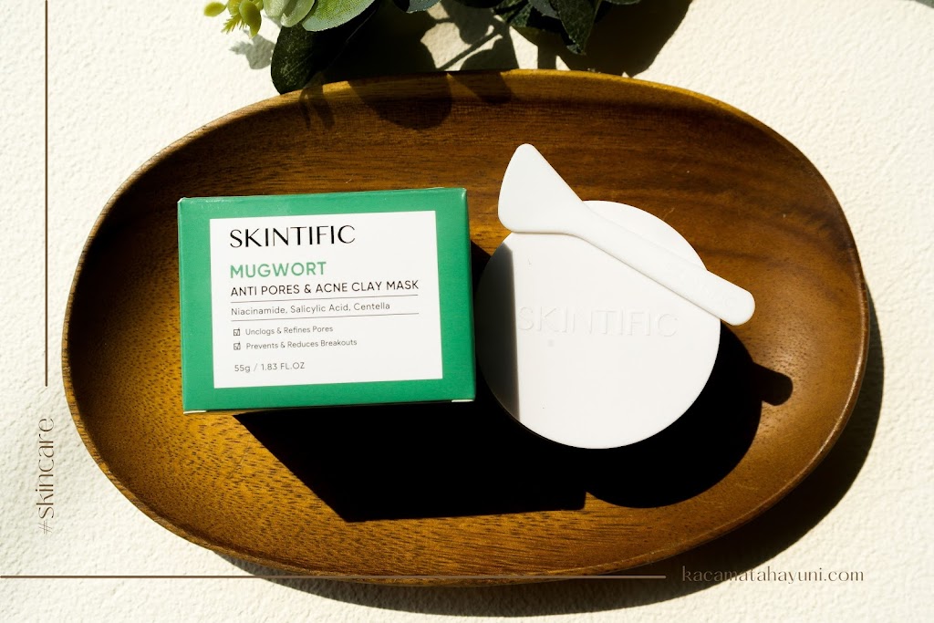 Review Skintific Mugwort Anti Pores and Acne Clay Mask